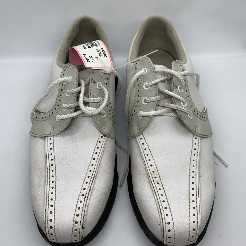 Footjoy Golf Shoes, White, Size: 7
All Sales Are Final
No Returns
Pick Up In Store
or
Have It Shipped
Thank You For Shopping With Us :-)