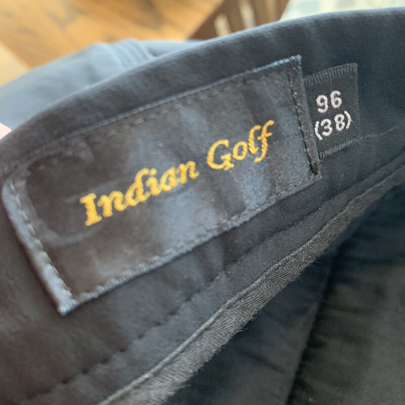 Indian Golf Pant, Black, Size: 38<br />
All Sales Are Final<br />
No Returns<br />
Pick Up In Store<br />
or<br />
Have It Shipped<br />
Thank You For Shopping With Us :-)