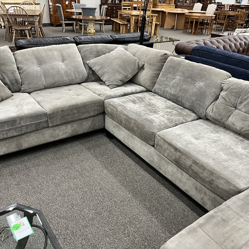 3pc Grey Sectional