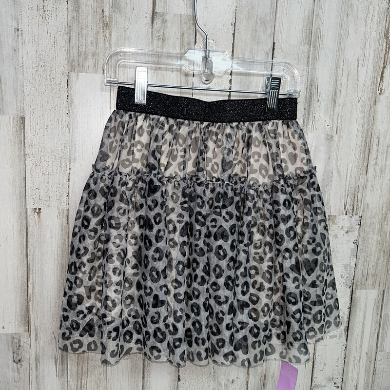 7 Mesh Cheetah Skirt
