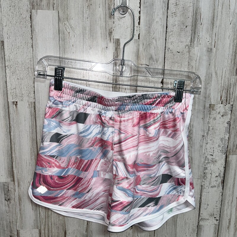 10/12 Pink Printed Shorts, Pink, Size: Girl 10 Up