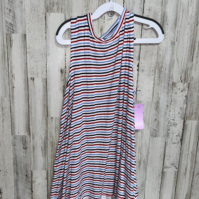 14/16 Red/Blue Stripe Tan, Red, Size: Girl 10 Up