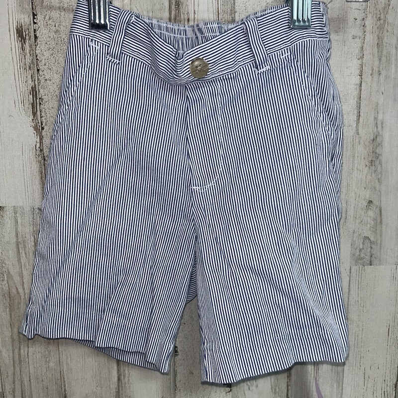 4T Navy Stripe Shorts, White, Size: Boy 2T-4T