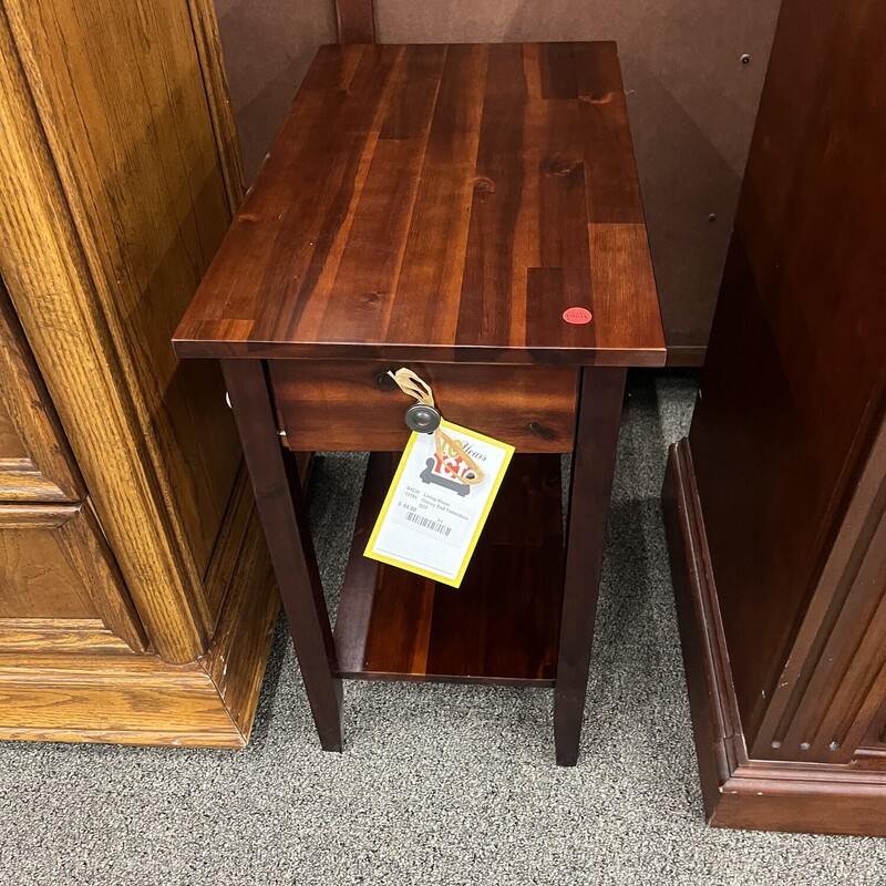 Cherry End Table/drawer