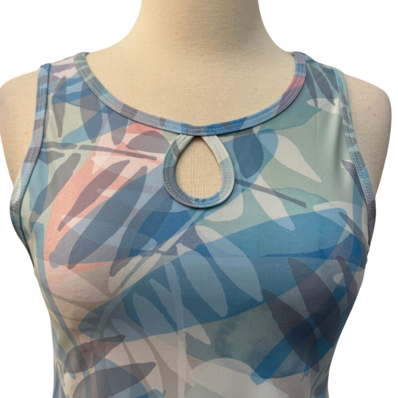 Nuu Muu Ruu Muu Keyhole Dress<br />
Pattern: Opal 2019<br />
Colors:  Blue, Mint, White, Rouge, Gray and Taupe<br />
Size: XS