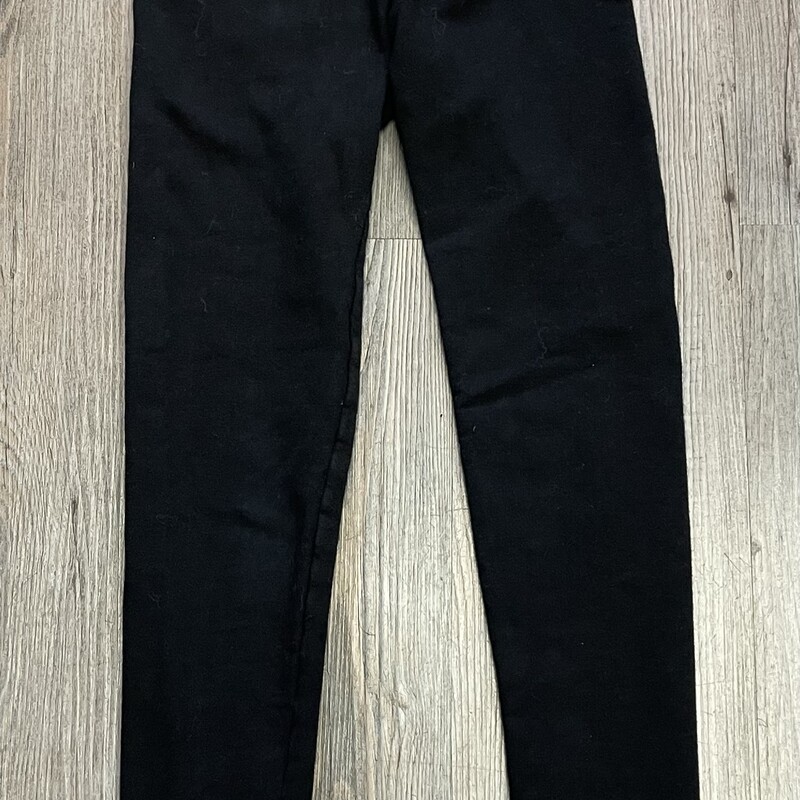 H&M Fleece Lined Legging, Black, Size: 7-8Y