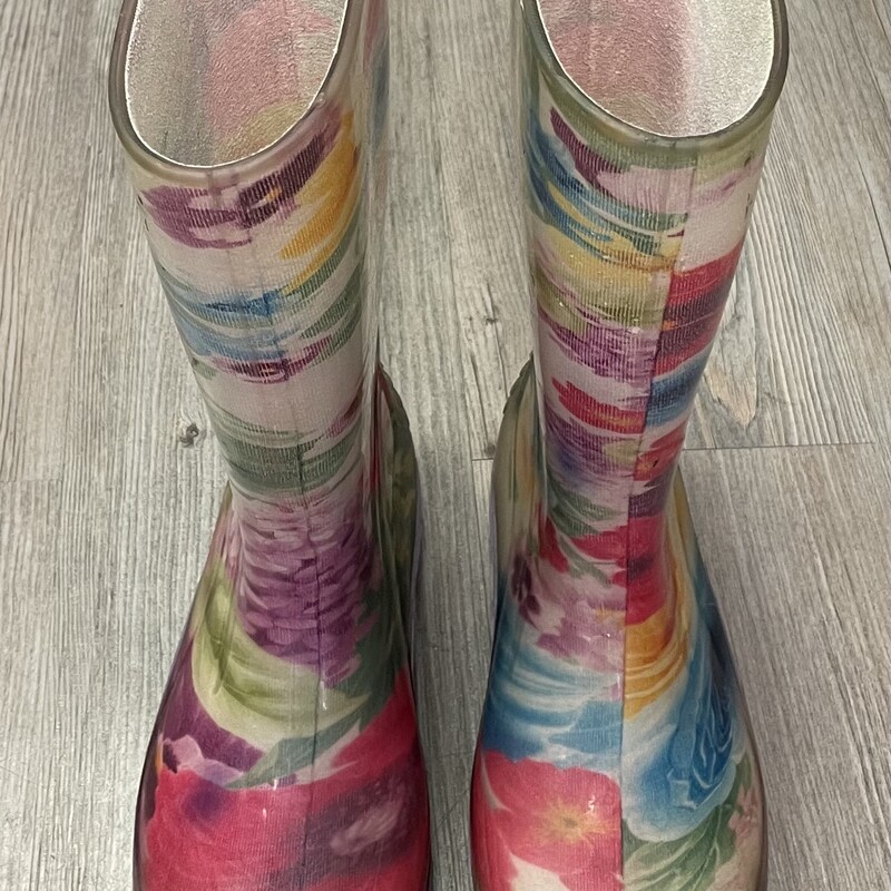Rain Boots, Multi, Size: 3Y