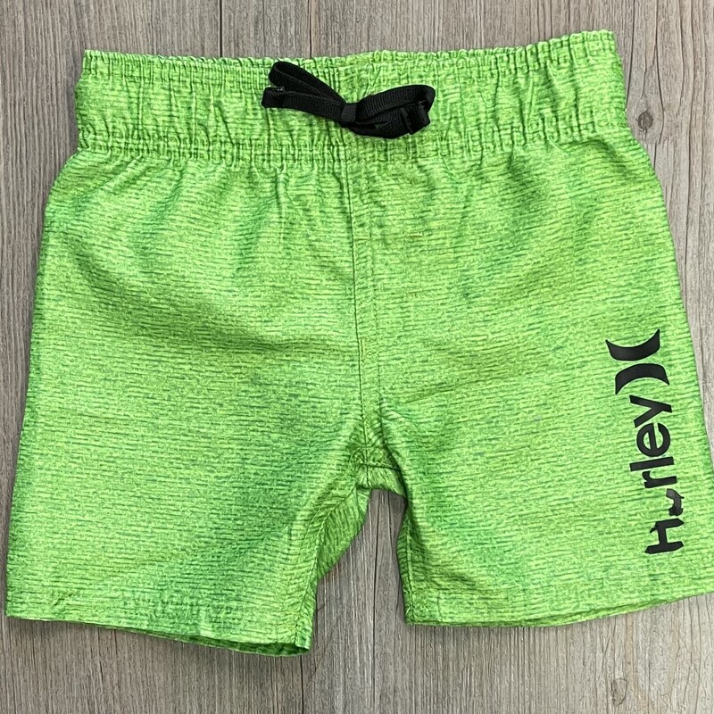 Hurrley Swimming Shorts, Green, Size: 2Y