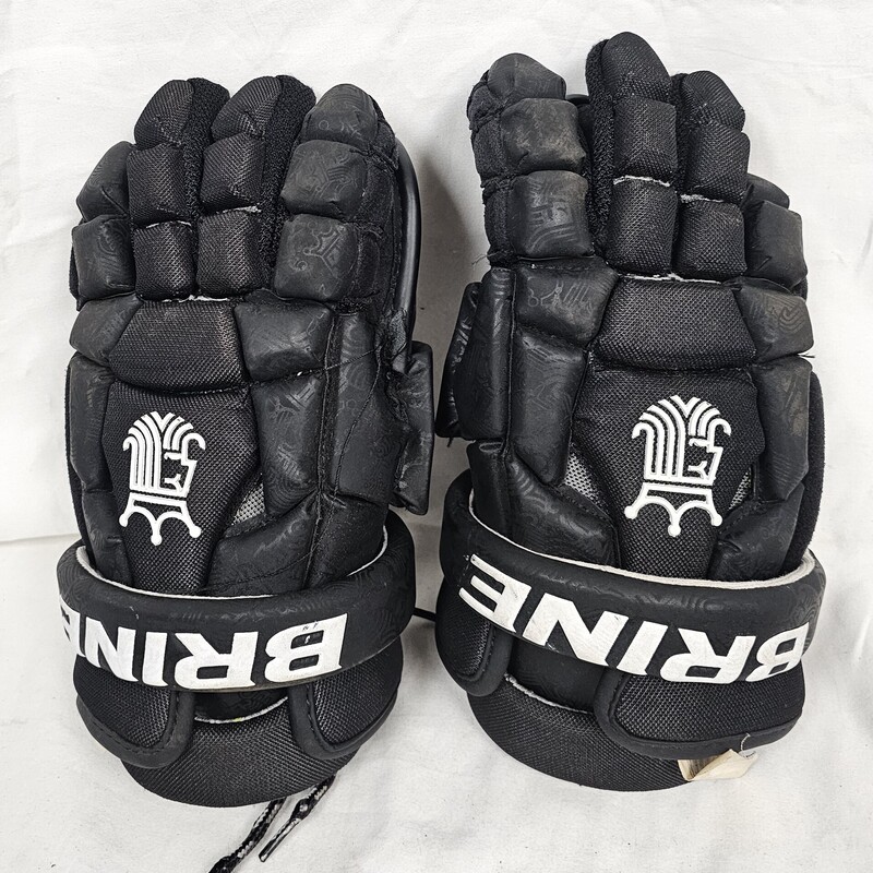 Pre-owned Brine Super Light 2 Lacrosse Goalie Gloves, Size: 12