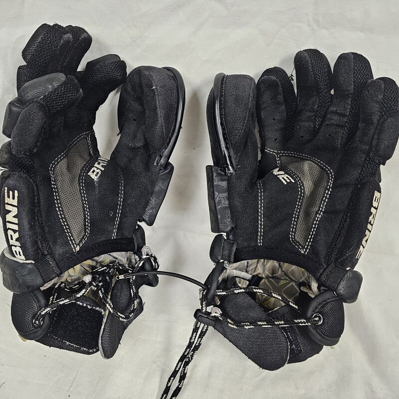 Pre-owned Brine Super Light 2 Lacrosse Goalie Gloves, Size: 12