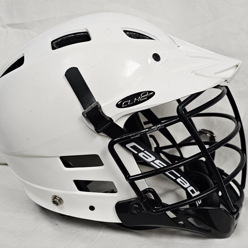 Pre-owned Cascade CLH2 White Lacrosse Helmet, Size: S/M