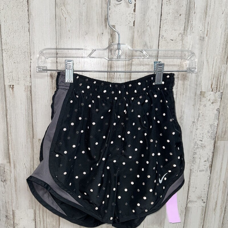 XS Black Dotted Shorts, Black, Size: Ladies XS