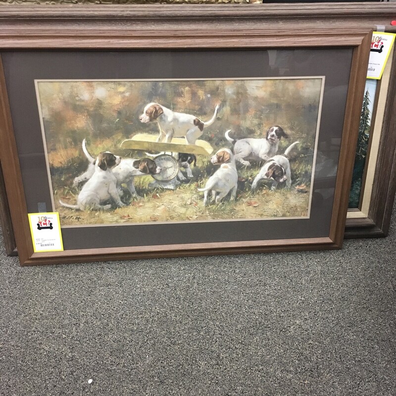 Puppies On Scale Art