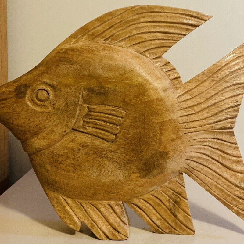 Carved Wooden Fish