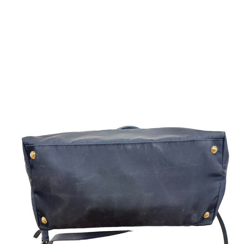 Prad Nylon Blue Leather, -, Size: -