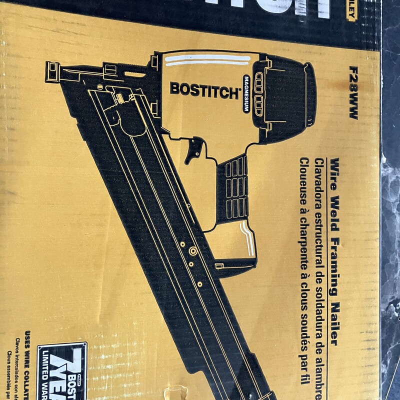 Framing Nailer, Bostitch, F288WW

Never Used