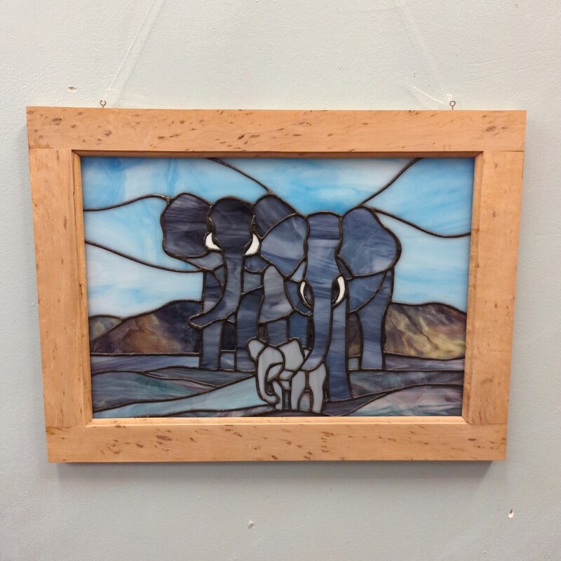 Handmade Elephant Stained