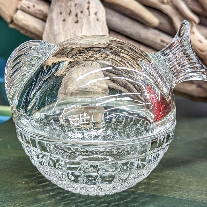 Anchor Hocking Glass Blow Fish
Clear
Size: 4.5 x 3.5 x 4H