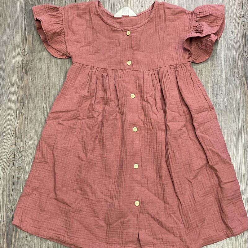 H&M Dress, Rust, Size: 6-7Y