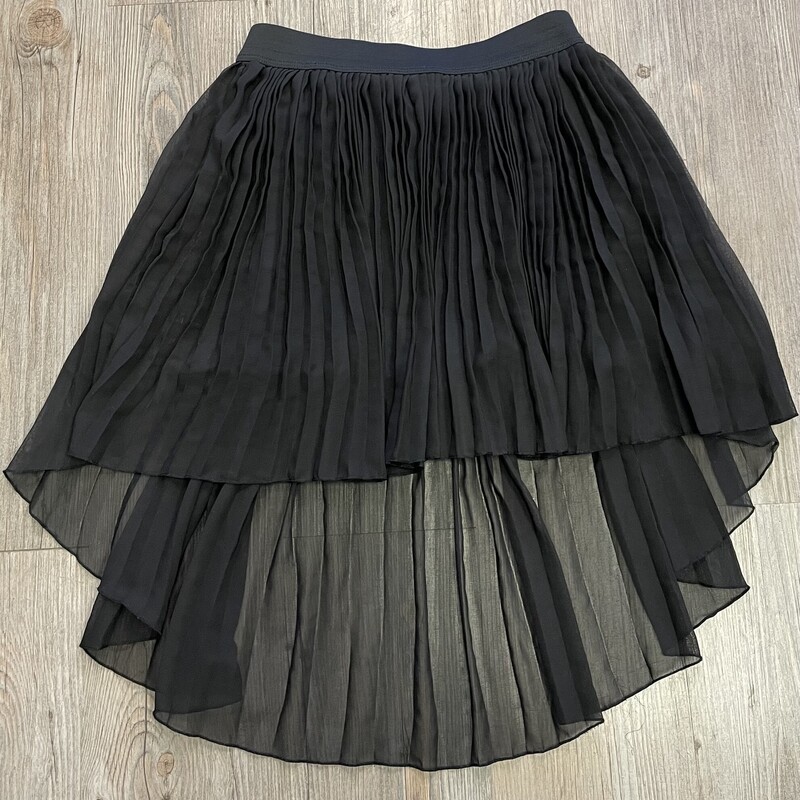 FBZ  Pleated Skirt, Black, Size: 10-12Y