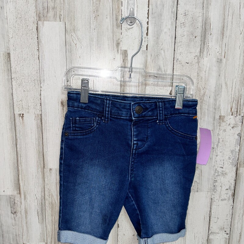6/6X Denim Bermuda Shorts, Blue, Size: Girl 6/6x