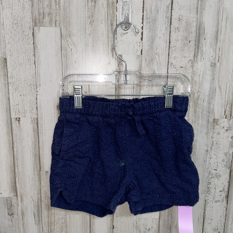 6/6X Navy Eyelit Shorts, Navy, Size: Girl 6/6x