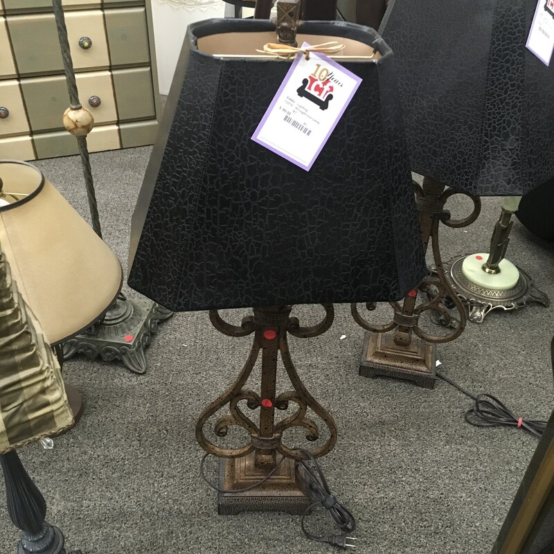 Wrought Iron Lamp