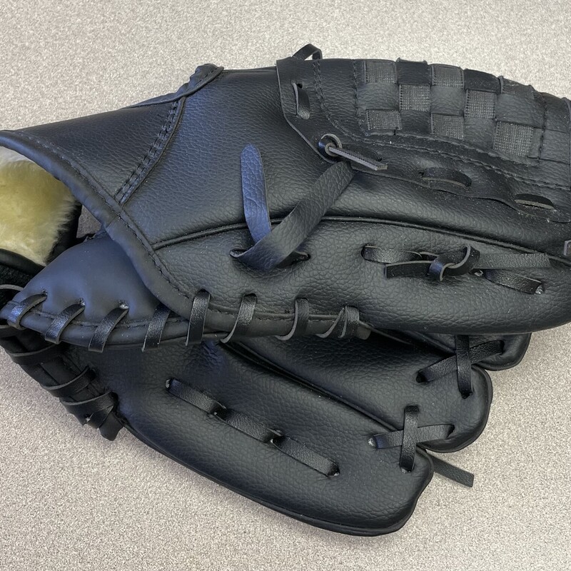 Baseball Gloves, Black, Size: 10.5 Inch