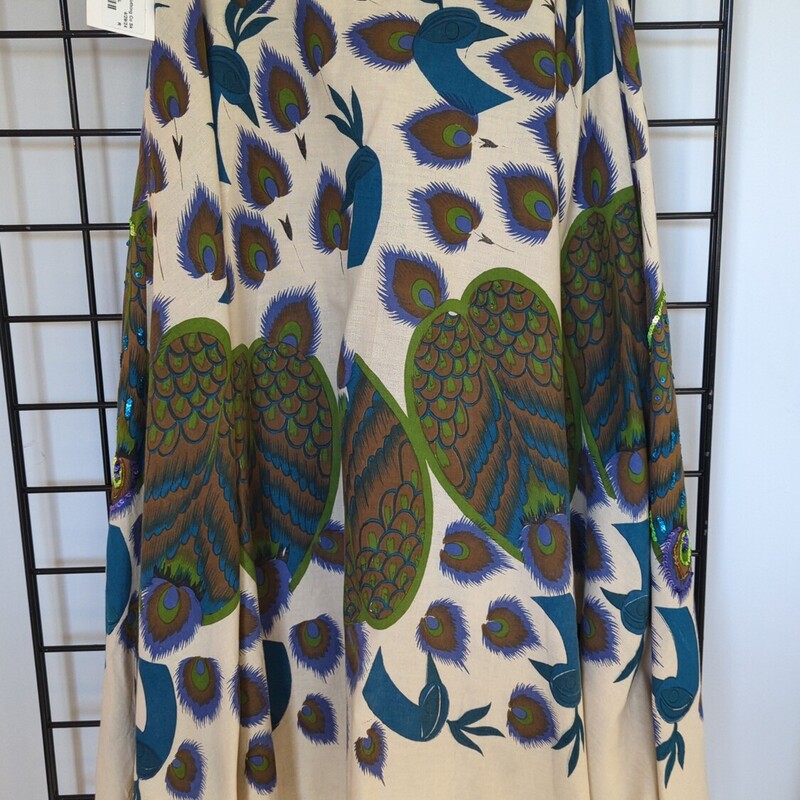 Cactus Clothing Co Skirt, Peacock, Size: L