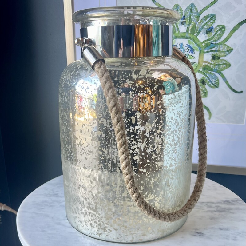 Antique Lantern Jar, None, Size: 12