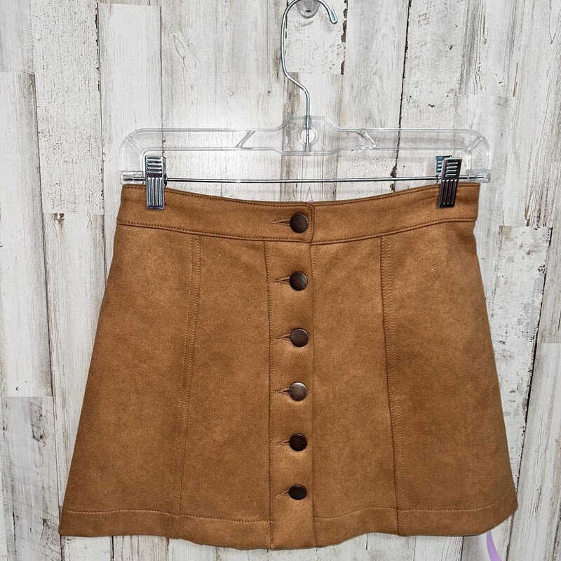 25 Brown Suede Skirt