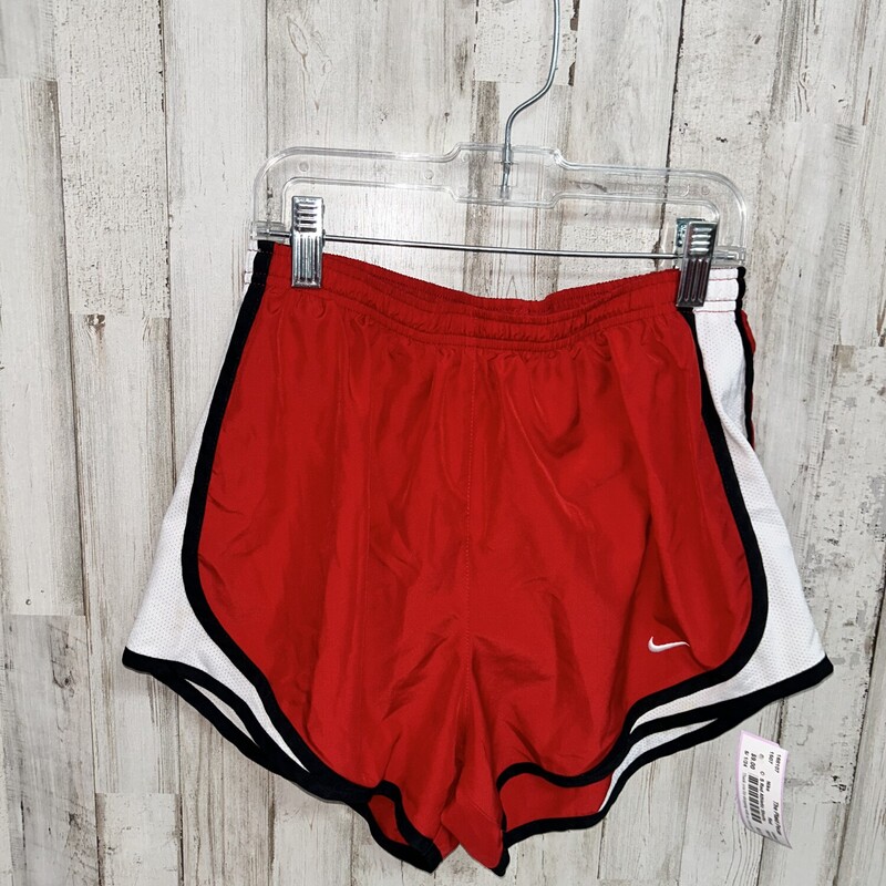 S Red Athletic Shorts, Red, Size: Ladies S
