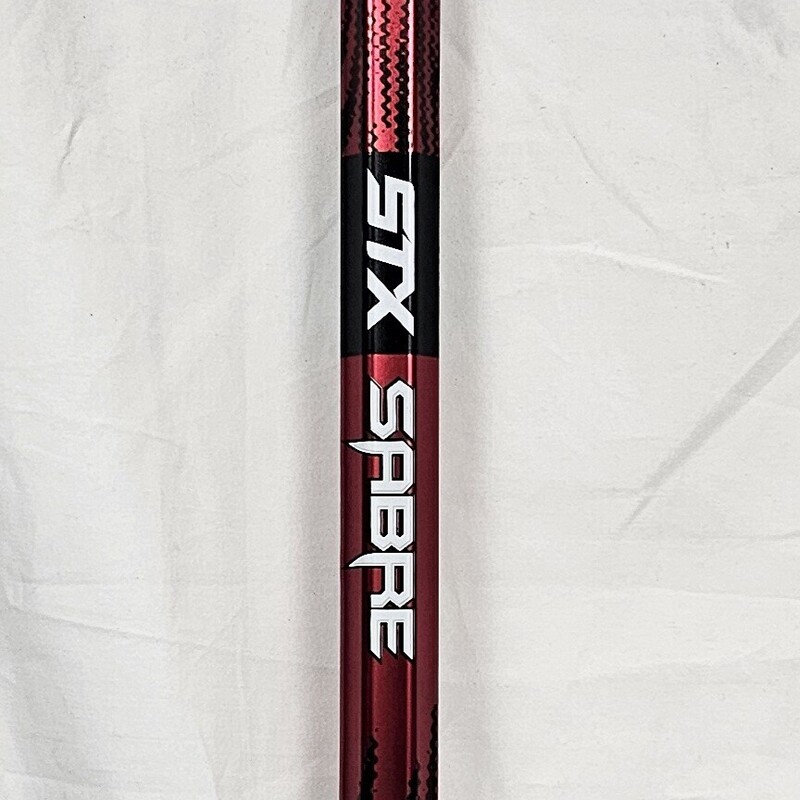 New STX Sabre Lacrosse Shaft, Red, 30.5in