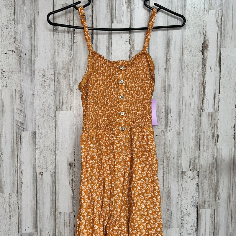 M Yellow Floral Romper