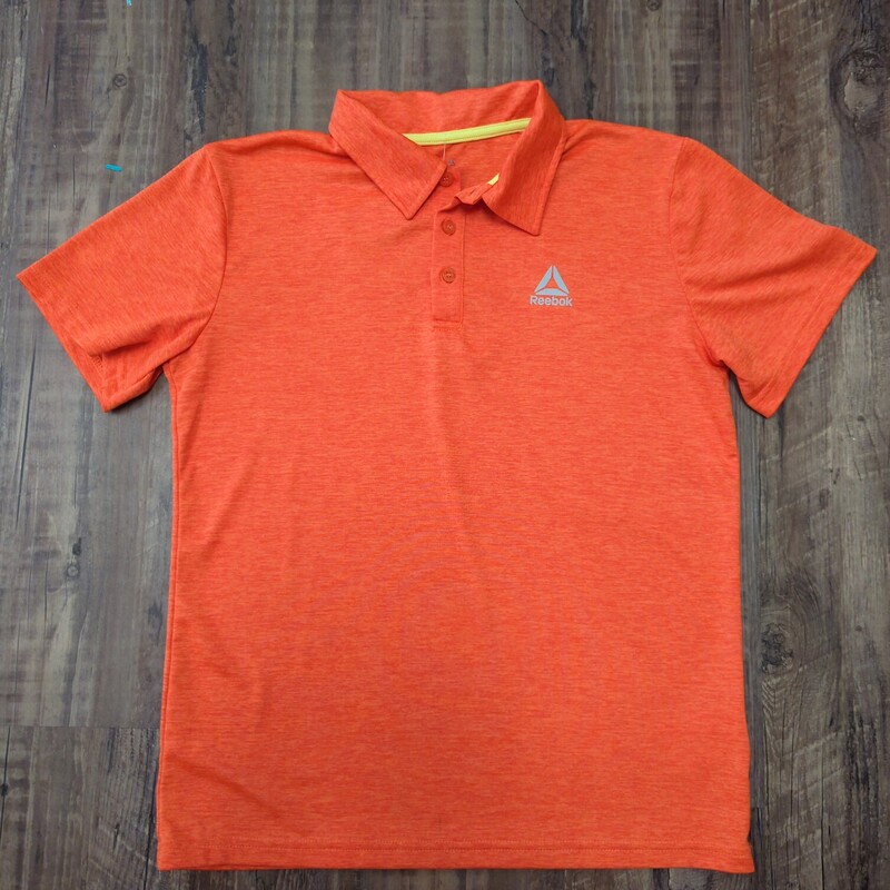 Reebok Dry Fit Polo 14/16, Orange, Size: Youth XL