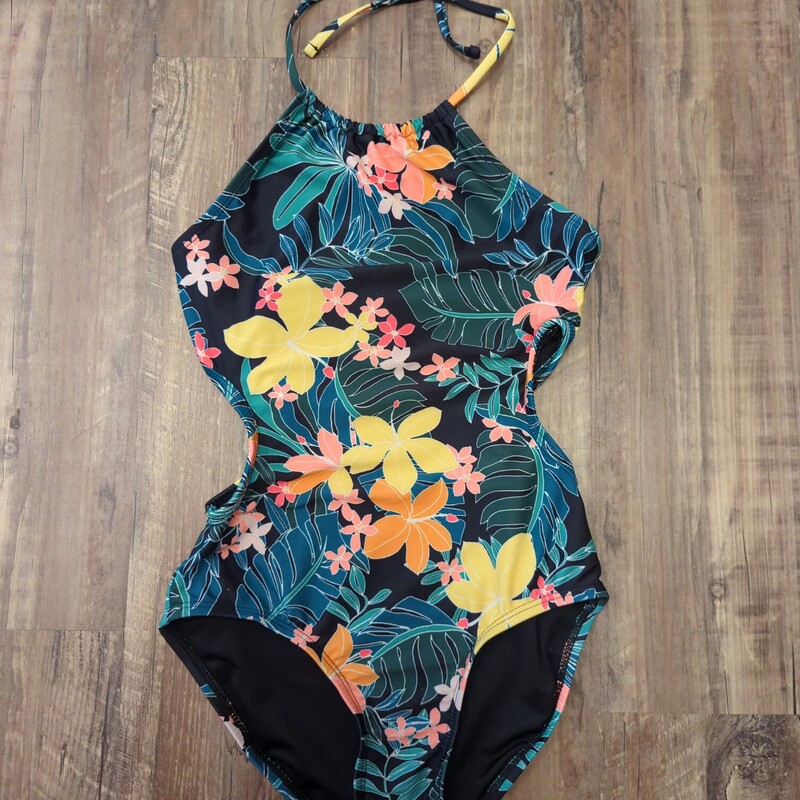 Old Navy Halter Onepiece, Black, Size: Youth S