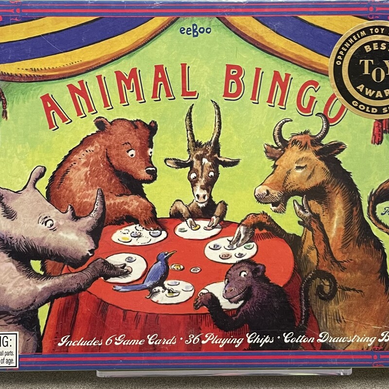 Eeboo Animal Bingo, Multi, Size: 3Y+
Complete