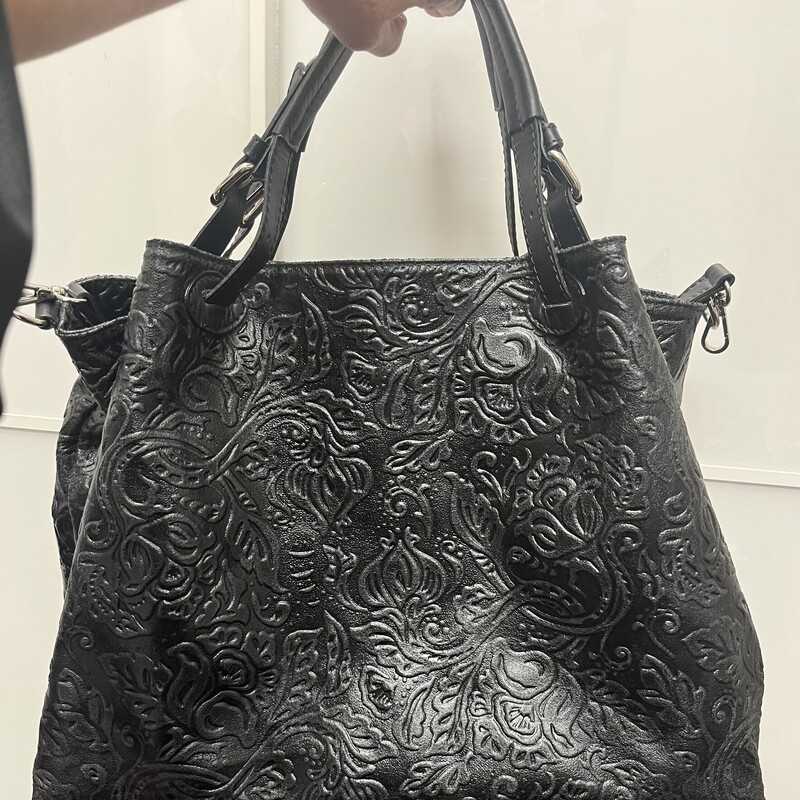 Tooled Leather Bag