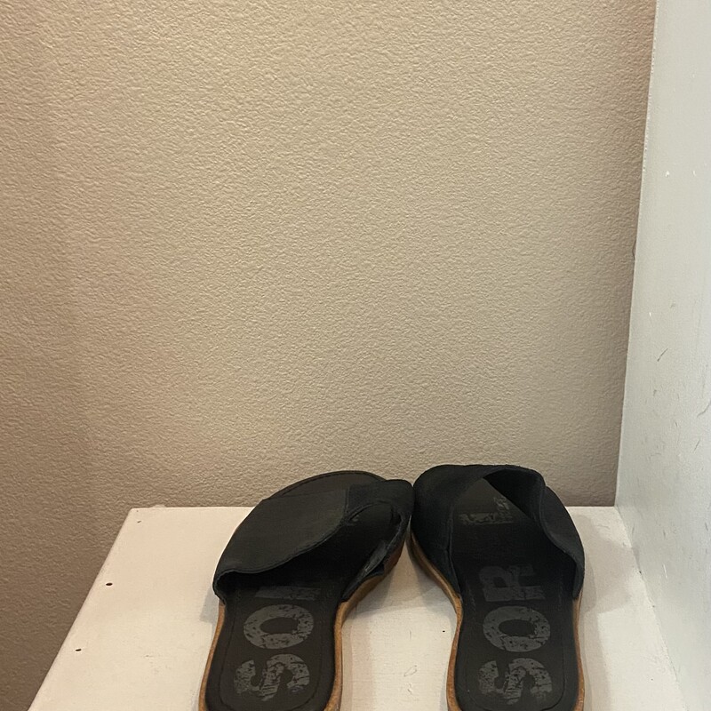 Blk Suede Sandal<br />
Black<br />
Size: 8