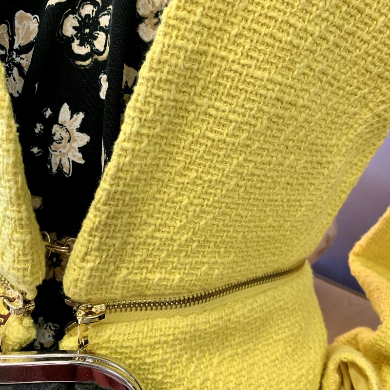 Linea Domani Tweed Jacket,
Colour: Yellow,
Size: 8