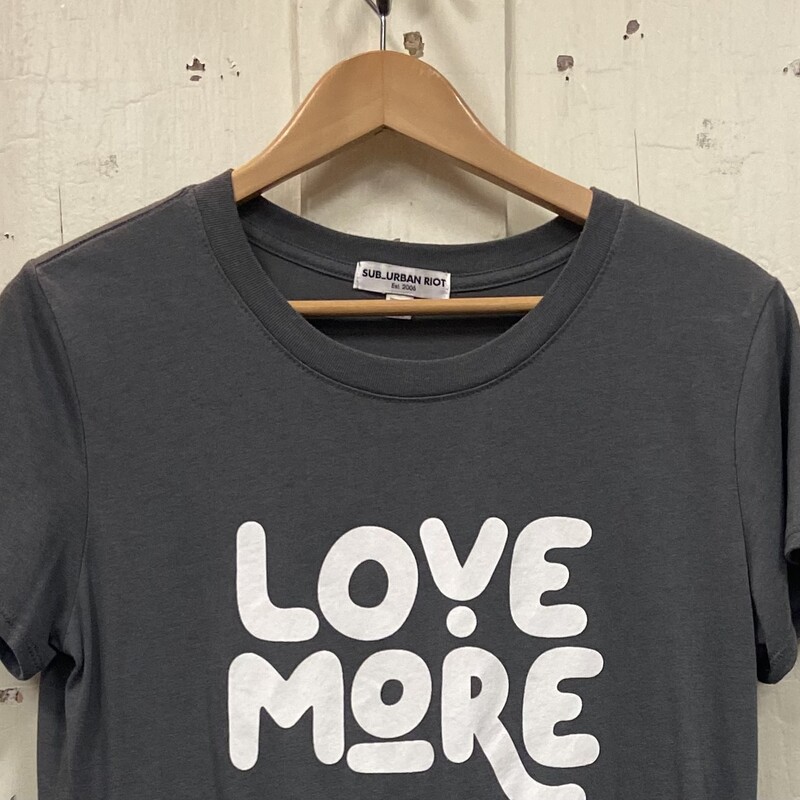 Gry/wht Lover More Tee
