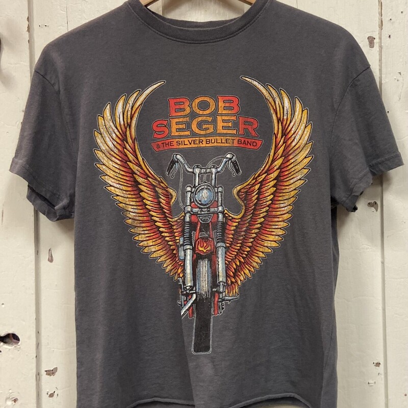Gry/red Bob Seger Tee<br />
Gry/red<br />
Size: Small