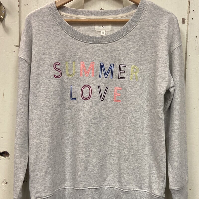 Gry Summer Love Swtshirt<br />
Grey<br />
Size: Small