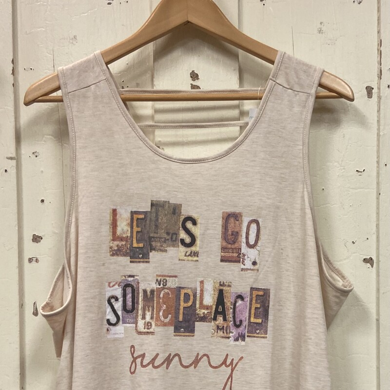 NWT Tan Someplace Tank