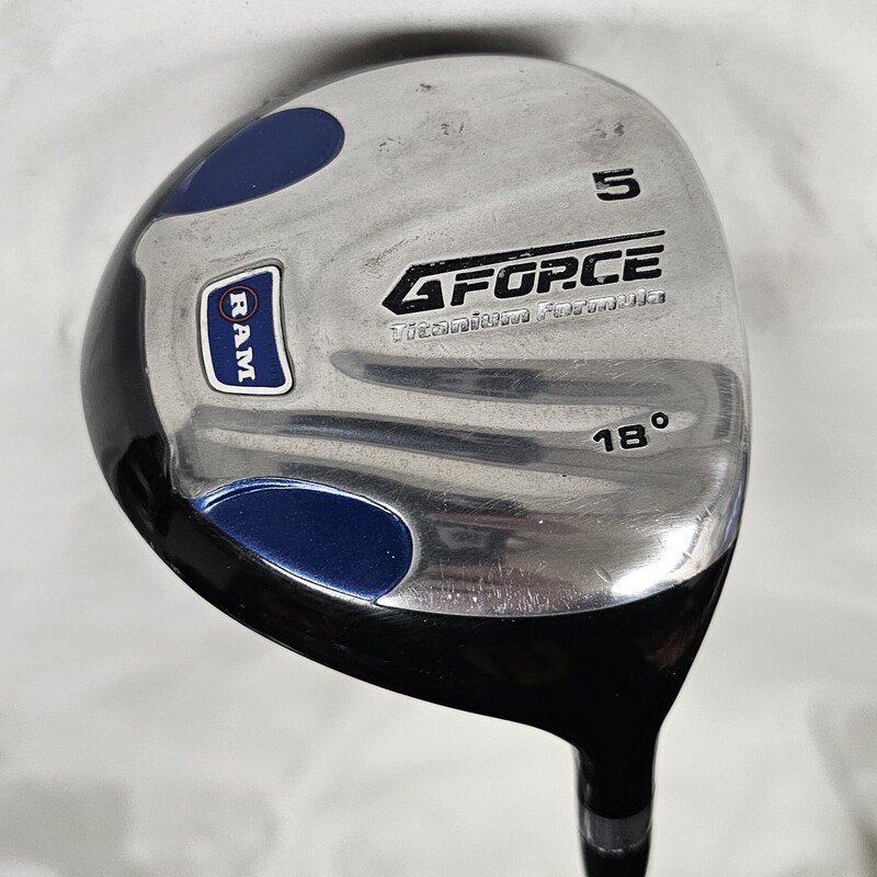Ram G Force 5 Wood, 18* loft, Firm flex, Size: Mens Right Hand, pre-owned