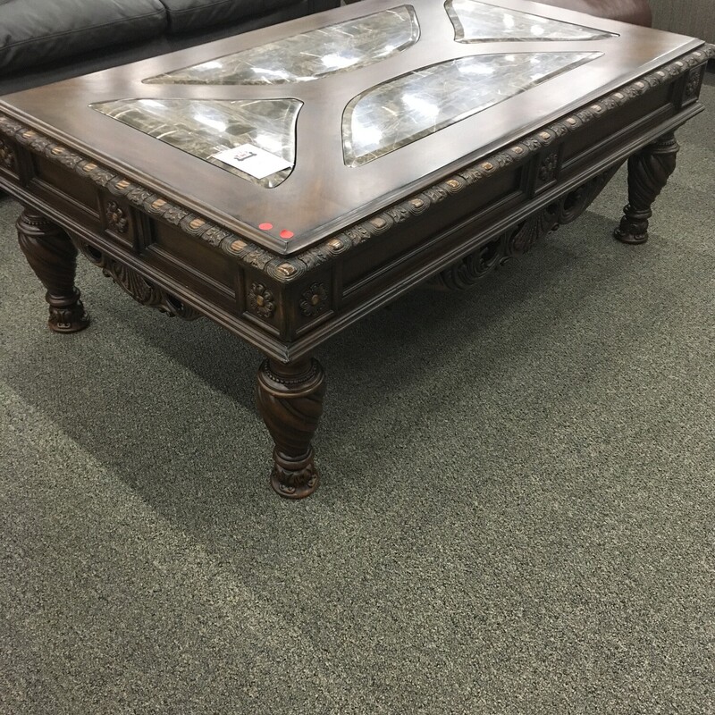 Coffee Table with Marble Insert