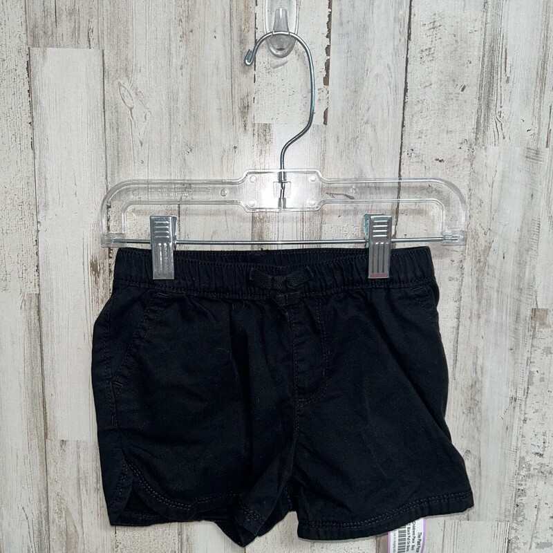 4T Black Pull On Shorts, Black, Size: Girl 4T