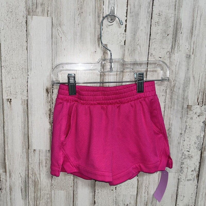 4/5 Hot Pink Shorts, Pink, Size: Girl 4T