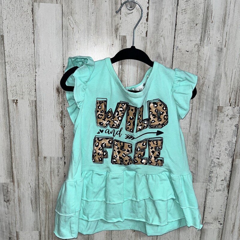 5 Mint Wild And Free Tee, Green, Size: Girl 5T