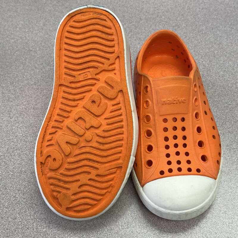 Native Jefferson Sandals, Orange, Size: C7